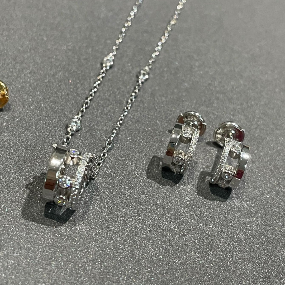 [Aura Jewels]CHAIN MOVE ROMANE PEDAND NECKLACE