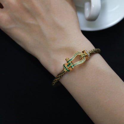 ¡®Aura Jewels¡¯FORCE 10 GOLD GREEN DIAMOND PAVED