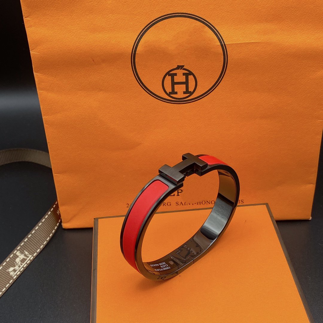¡®Aura Jewels¡¯CLIC HM SO BLACK RED BRACELET