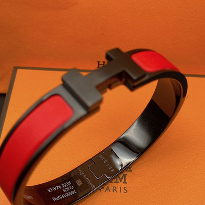 ¡®Aura Jewels¡¯CLIC HM SO BLACK RED BRACELET
