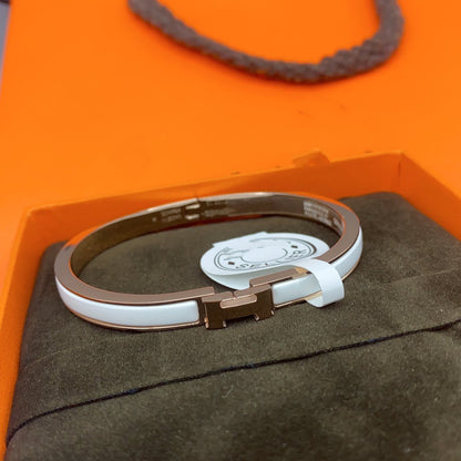 ¡®Aura Jewels¡¯CLASSIC HM CLIC WHITE 8MM ENAMEL BRACELET