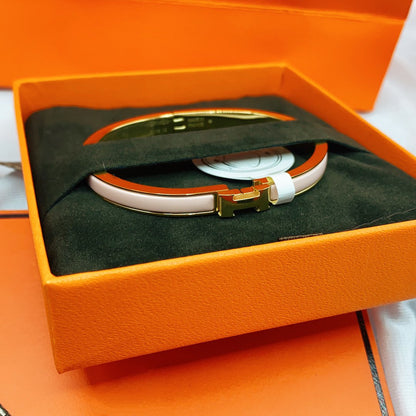 ¡®Aura Jewels¡¯CLASSIC HM CLIC  PINK 8MM ENAMEL BRACELET
