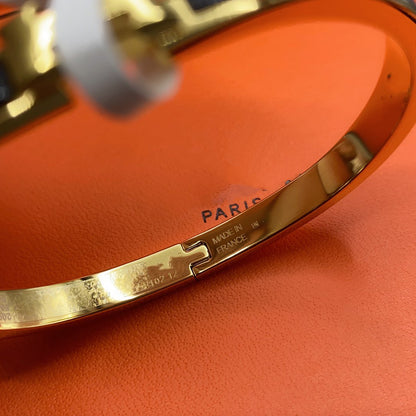 ¡®Aura Jewels¡¯CLASSIC HM CLIC BLACK 8MM ENAMEL BRACELET