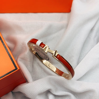 ¡®Aura Jewels¡¯CLASSIC HM CLIC RED 8MM ENAMEL BRACELET