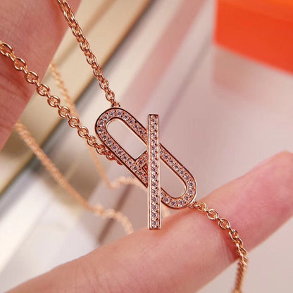 ¡®Aura Jewels¡¯HM FIRE PIG NOSE NECKLACE TRENDY STREET