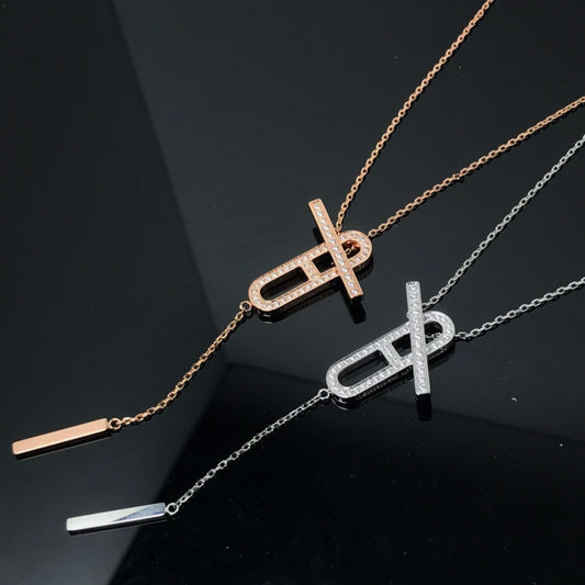 ¡®Aura Jewels¡¯HM NECKLACE PLATINUM ROSE GOLD DIAMOND