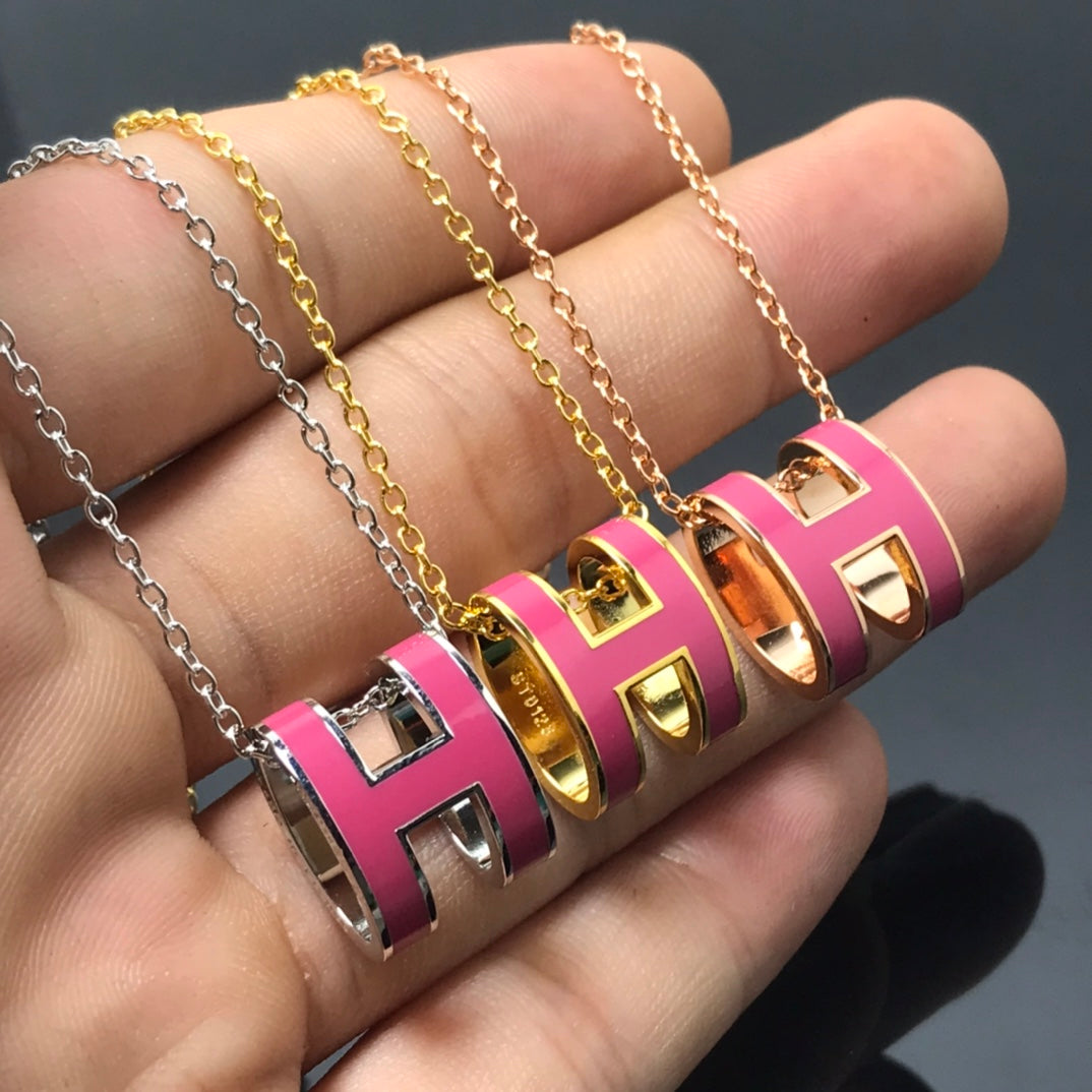 ¡®Aura Jewels¡¯H NECKLACE PINK