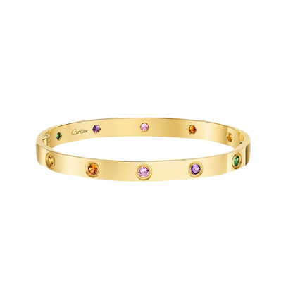 [Aura Jewels]2026 RAINBOW LOVE BRACELET 6.1MM  10 DIAMONDS