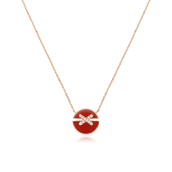 ¡®Aura Jewels¡¯JEUX DE ROSE GOLD DIAMOND NECKLACE