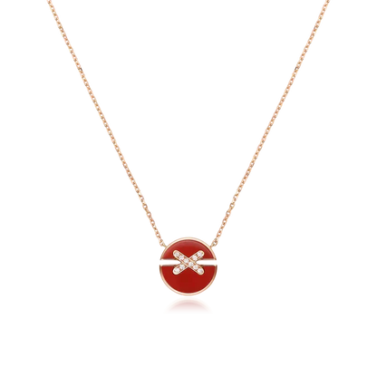 ¡®Aura Jewels¡¯JEUX DE ROSE GOLD DIAMOND NECKLACE
