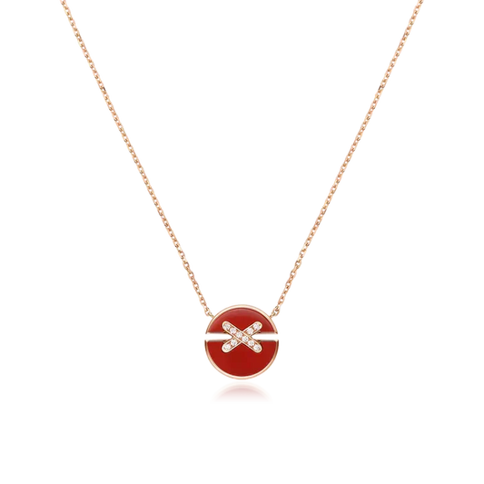 ¡®Aura Jewels¡¯JEUX DE ROSE GOLD DIAMOND NECKLACE