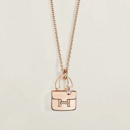 ¡®Aura Jewels¡¯AMULETTE PEDANT ROSE GOLD NECKLACE