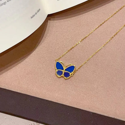 [Aura Jewels] 2026 NEW LUCKY BUTTERFLY 1 MOTIFS NECKLACE
