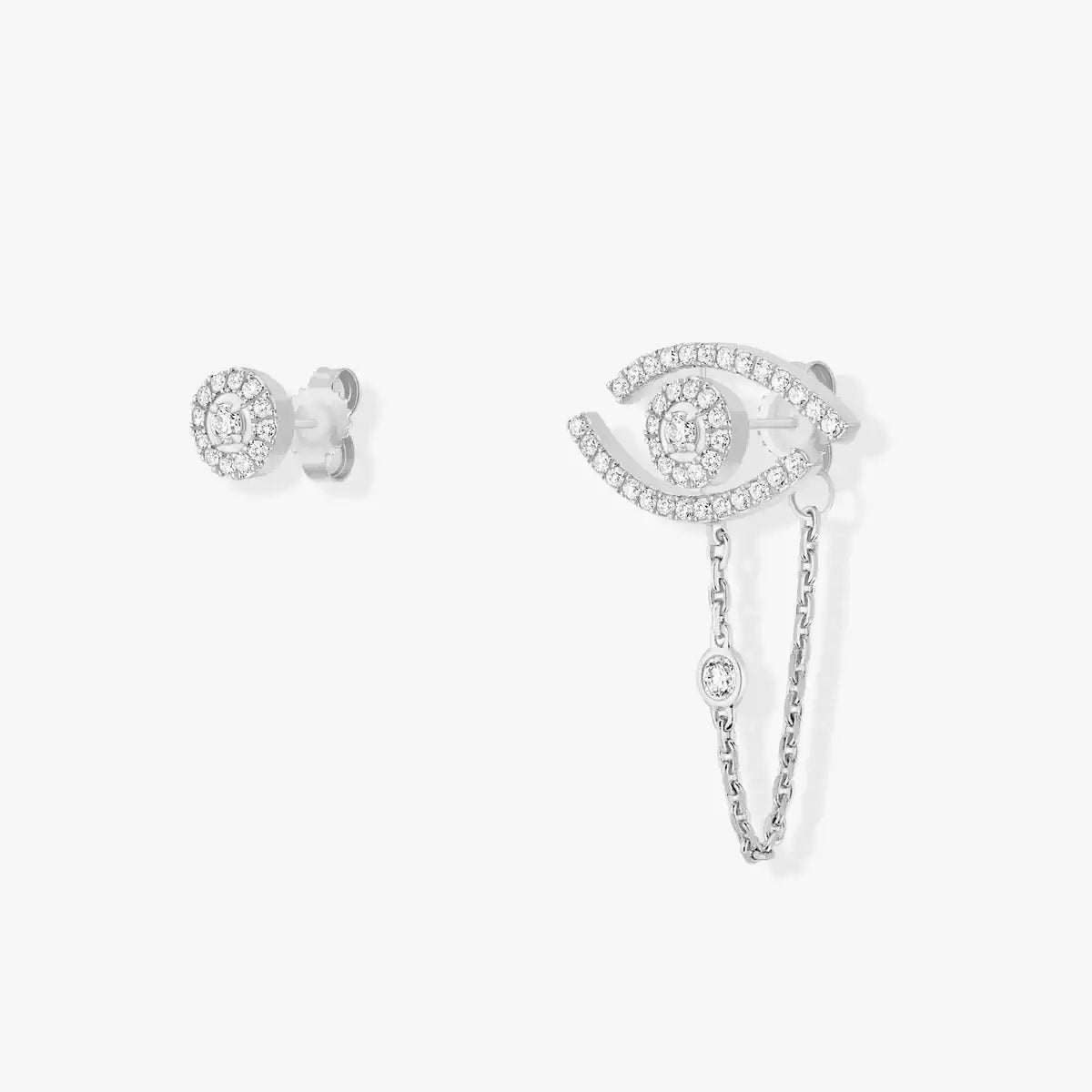 [Aura Jewels]Lucky Eye Diamond Earrings
