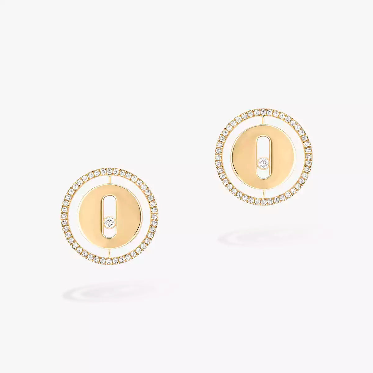 [Aura Jewels]Lucky Move Diamond Earrings