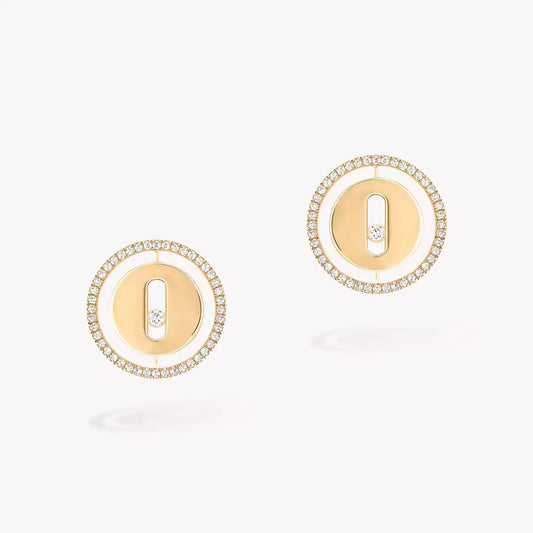 [Aura Jewels]Lucky Move Diamond Earrings