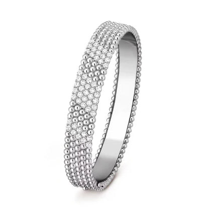 [Aura Jewels]Five-row diamond bracelet