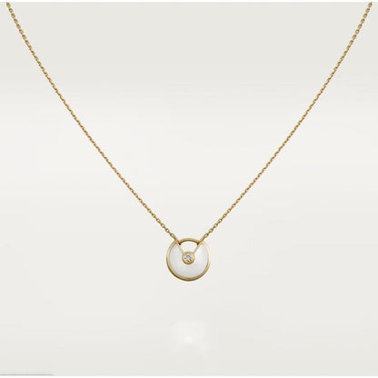 ¡®Aura Jewels¡¯AMULETTE ROSE GOLD MOP NECKLACE