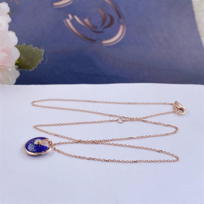 ¡®Aura Jewels¡¯AMULETTE ROSE GOLD AGATE NECKLACE