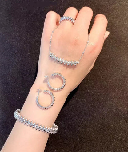 [Aura Jewels]CLASH PINK GOLD Silver   Gold  BRACELET