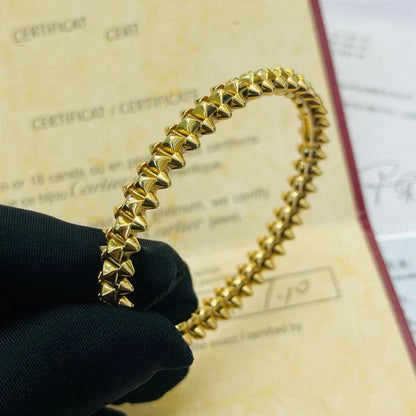 [Aura Jewels]CLASH PINK GOLD Silver   Gold  BRACELET