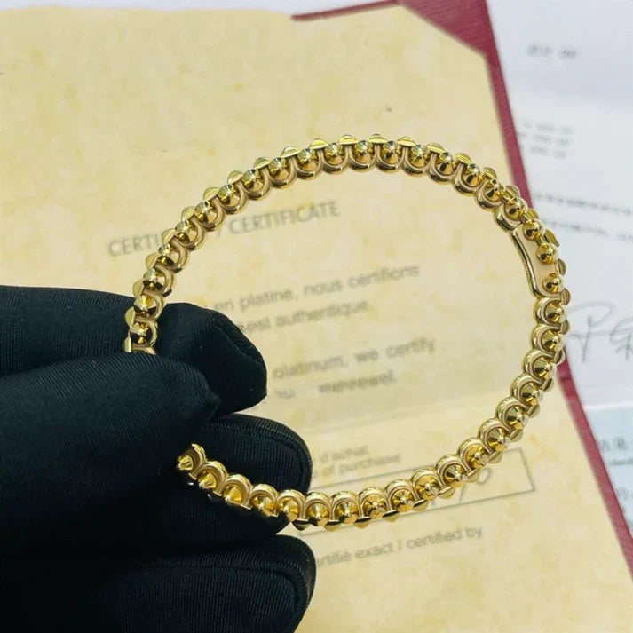 [Aura Jewels]CLASH PINK GOLD Silver   Gold  BRACELET