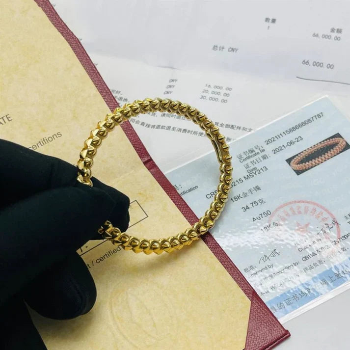 [Aura Jewels]CLASH PINK GOLD Silver   Gold  BRACELET