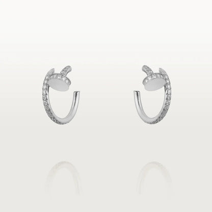 ¡®Aura Jewels¡¯JUSTE EARRINGS 12.75MM SILVER DIAMOND