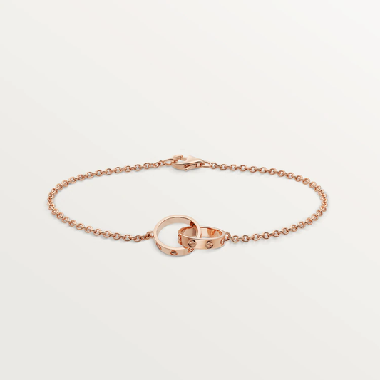¡®Aura Jewels¡¯LOVE BRACELET DOUBLE RING