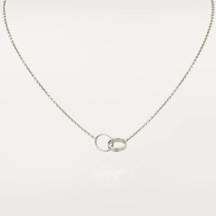 ¡®Aura Jewels¡¯LOVE NECKLACE PINK GOLD AND SILVER
