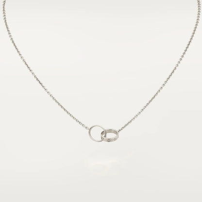 ¡®Aura Jewels¡¯LOVE NECKLACE PINK GOLD AND SILVER