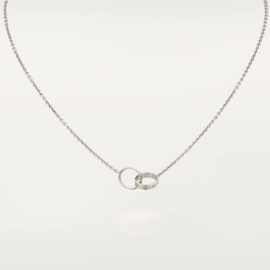 ¡®Aura Jewels¡¯LOVE NECKLACE PINK GOLD AND SILVER