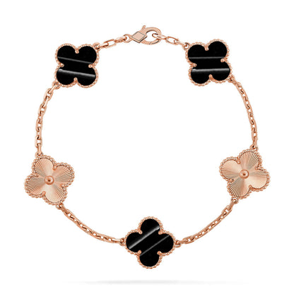 [Aura Jewels]New  CLOVER 5 MOTIF PULSAR STONE BRACELET COLLECTION