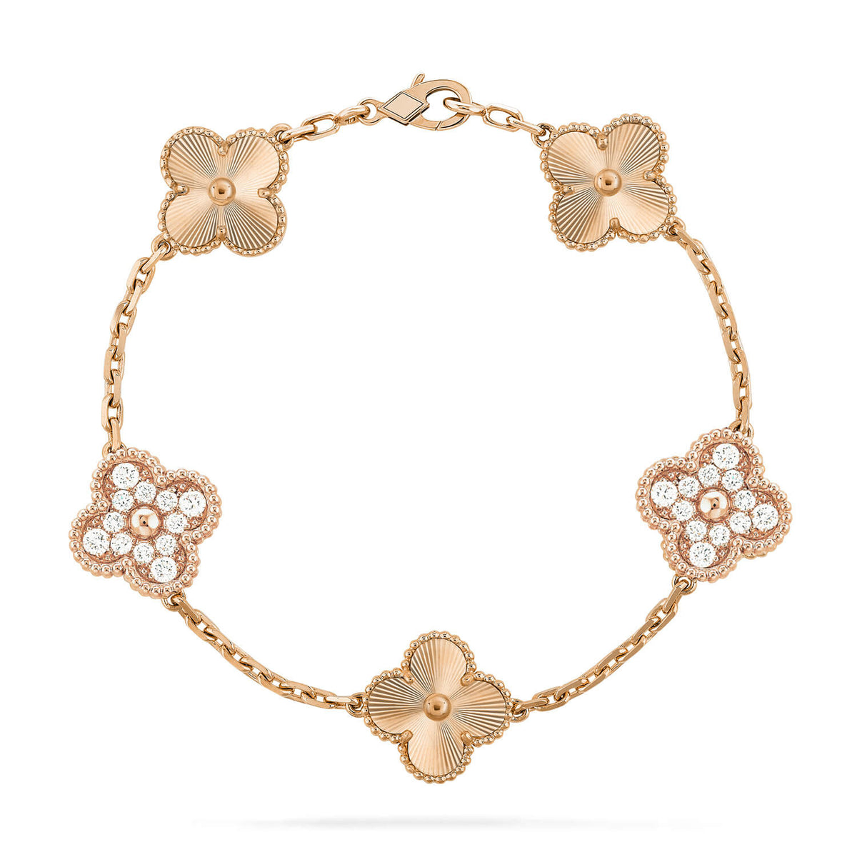 [Aura Jewels]New  CLOVER 5 MOTIF LASER BRACELET COLLECTION