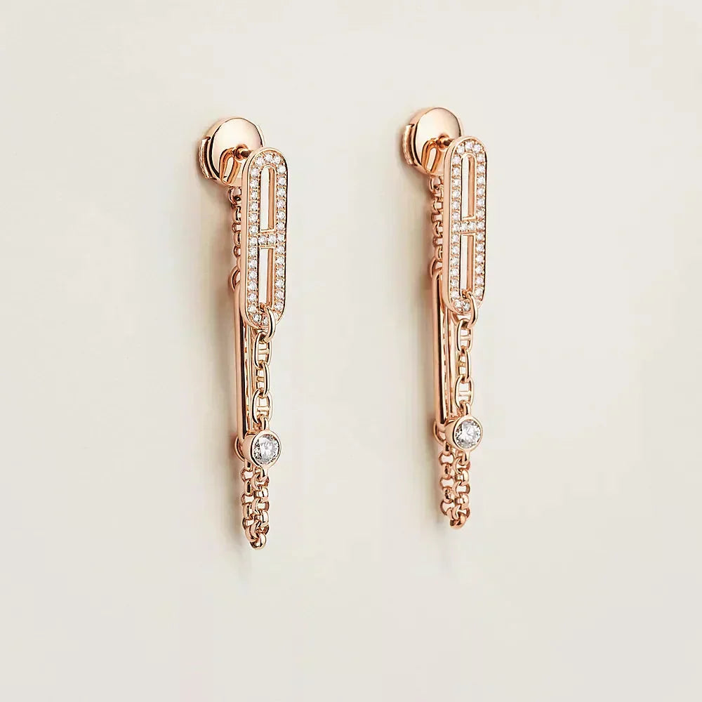¡®Aura Jewels¡¯CHAINE CHAOS DIAMOND DROP EARRINGS