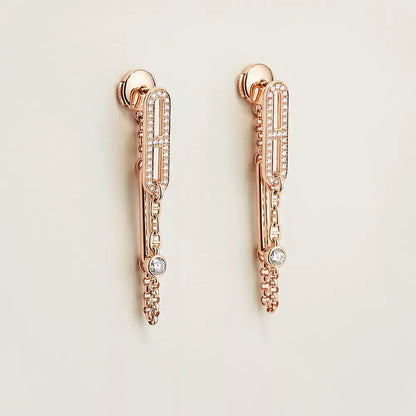 ¡®Aura Jewels¡¯CHAINE CHAOS DIAMOND DROP EARRINGS