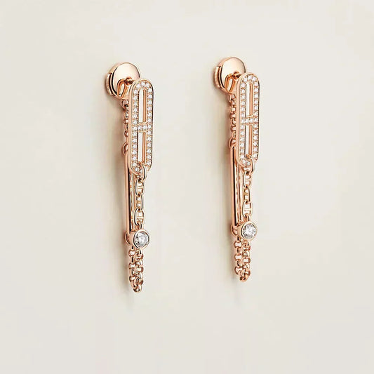 ¡®Aura Jewels¡¯CHAINE CHAOS DIAMOND DROP EARRINGS
