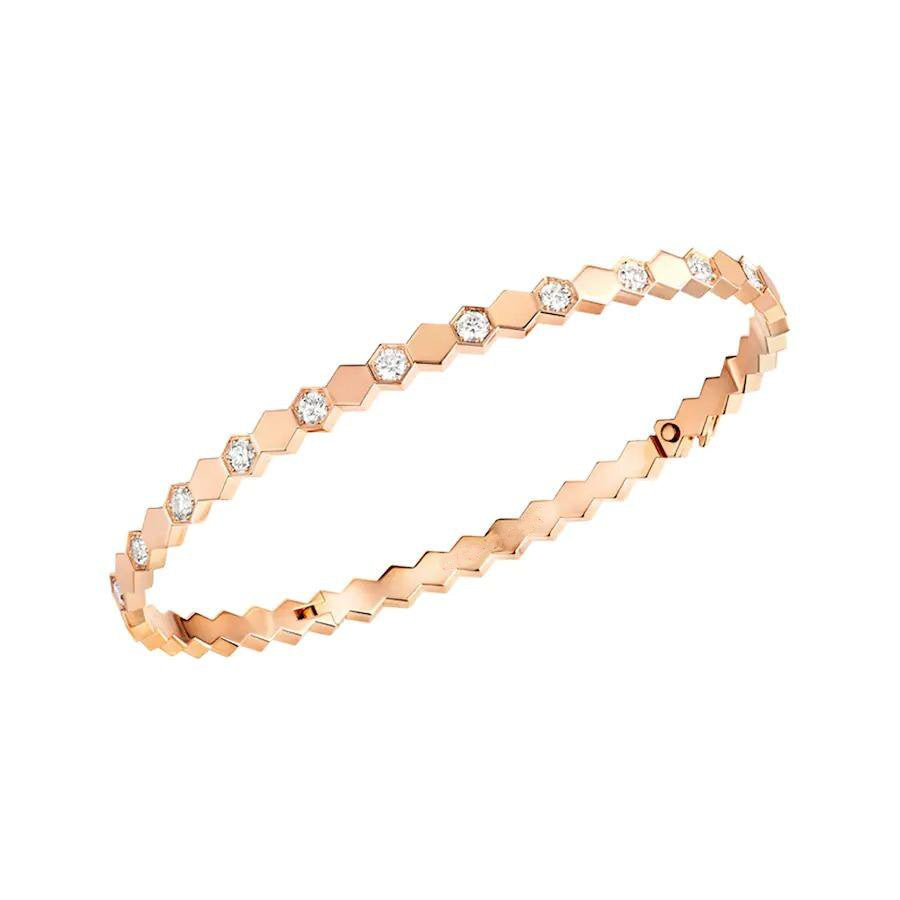 ¡®Aura Jewels¡¯BEE LOVE PINK GOLD DIAMOND BRACELET