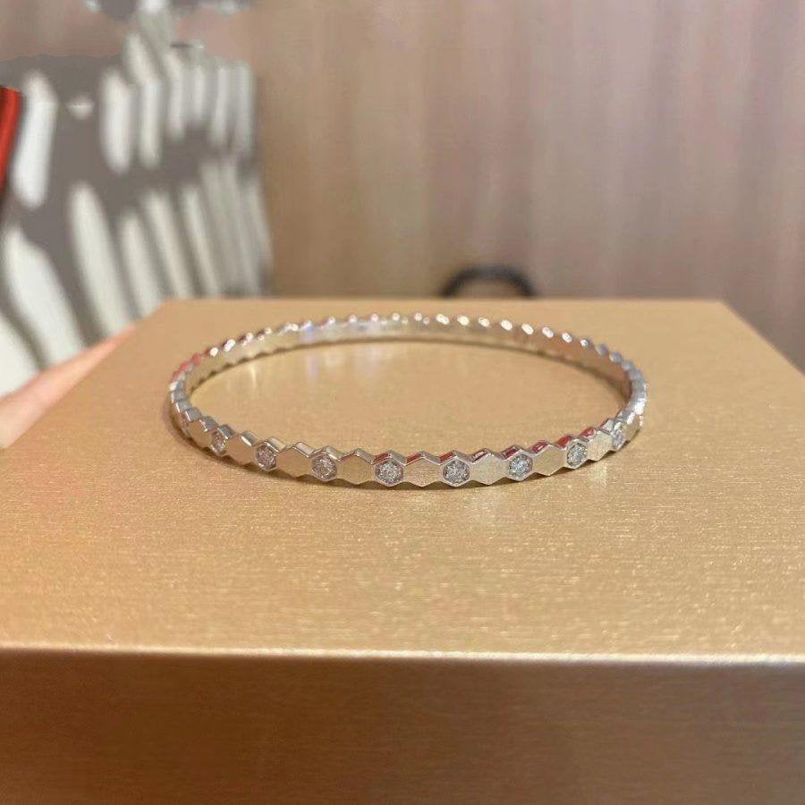 ¡®Aura Jewels¡¯BEE LOVE SILVER DIAMOND BRACELET