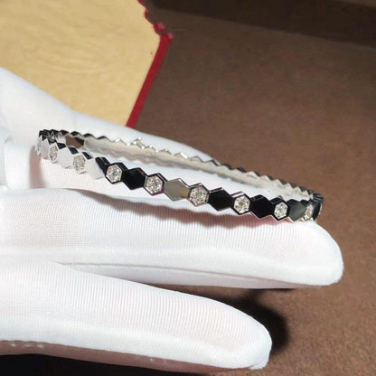 ¡®Aura Jewels¡¯BEE LOVE SILVER DIAMOND BRACELET