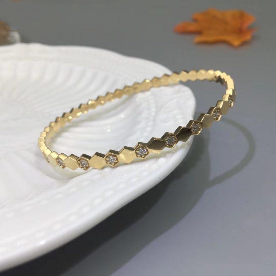 ¡®Aura Jewels¡¯BEE LOVE GOLD DIAMOND BRACELET