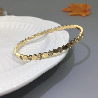 ¡®Aura Jewels¡¯BEE LOVE GOLD DIAMOND BRACELET