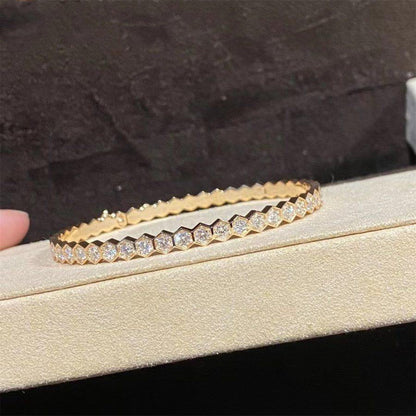 ¡®Aura Jewels¡¯BEE LOVE GOLD BRACELET FULL DIAMOND