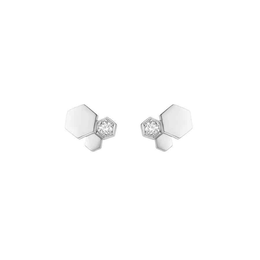 ¡®Aura Jewels¡¯BEE LOVE SILVER DIAMOND EARRINGS