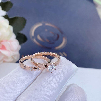 ¡®Aura Jewels¡¯BEE LOVE RING PINK GOLD 1 DIAMOND