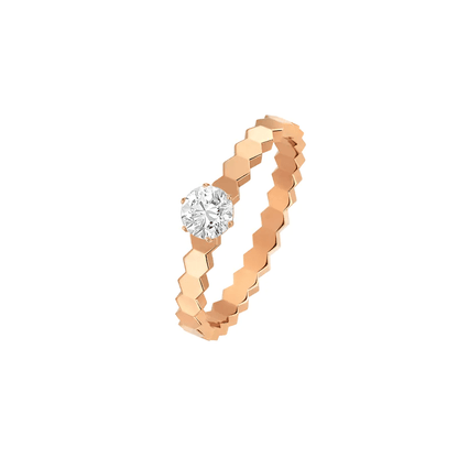 ¡®Aura Jewels¡¯BEE LOVE RING PINK GOLD 1 DIAMOND