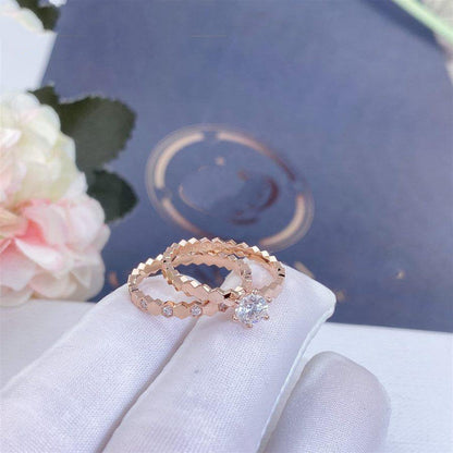 ¡®Aura Jewels¡¯BEE LOVE RING PINK GOLD 1 DIAMOND