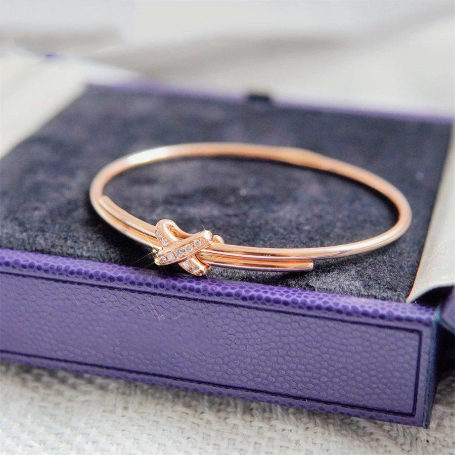 ¡®Aura Jewels¡¯JEUX DE BRACELET PINK GOLD DIAMONDS
