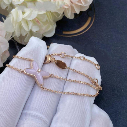 ¡®Aura Jewels¡¯JEUX BRACELET PINK MOP PINK GOLD 1 DIAMOND