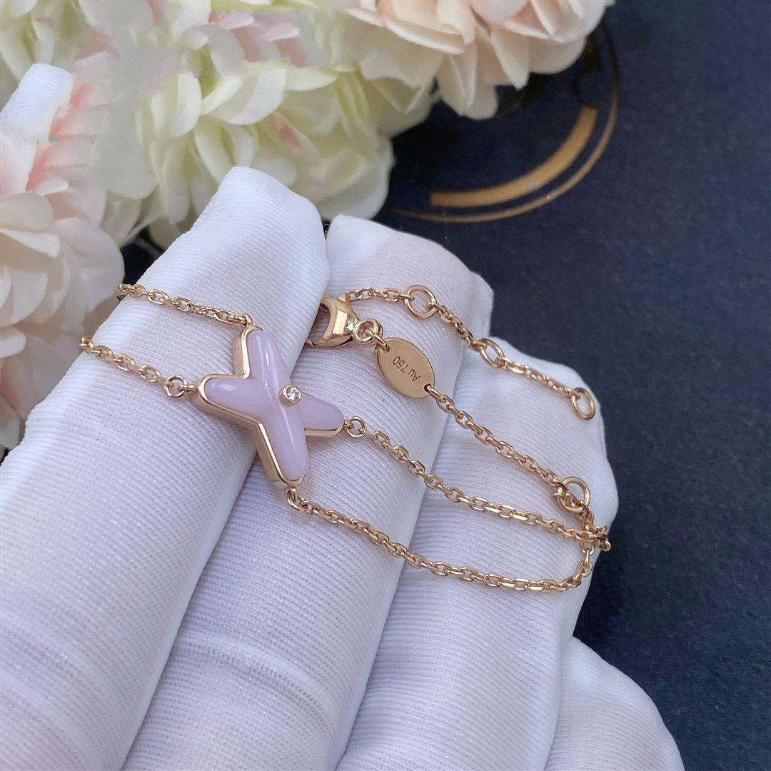 ¡®Aura Jewels¡¯JEUX BRACELET PINK MOP PINK GOLD 1 DIAMOND